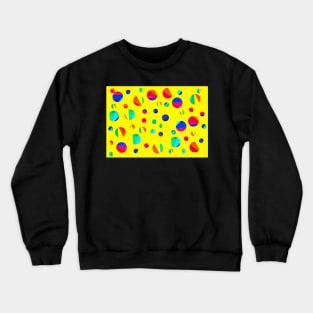 Beach Balls design A Crewneck Sweatshirt